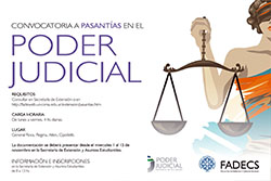 CONVOCATORIA PASANTÍAS UNIVERSITARIAS EN PODER JUDICIAL DE RÍO NEGRO